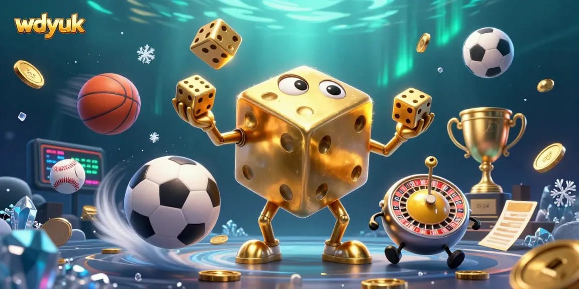 Experience the excitement of wdyuk with dynamic sports betting elements illustrated in a vibrant scene.