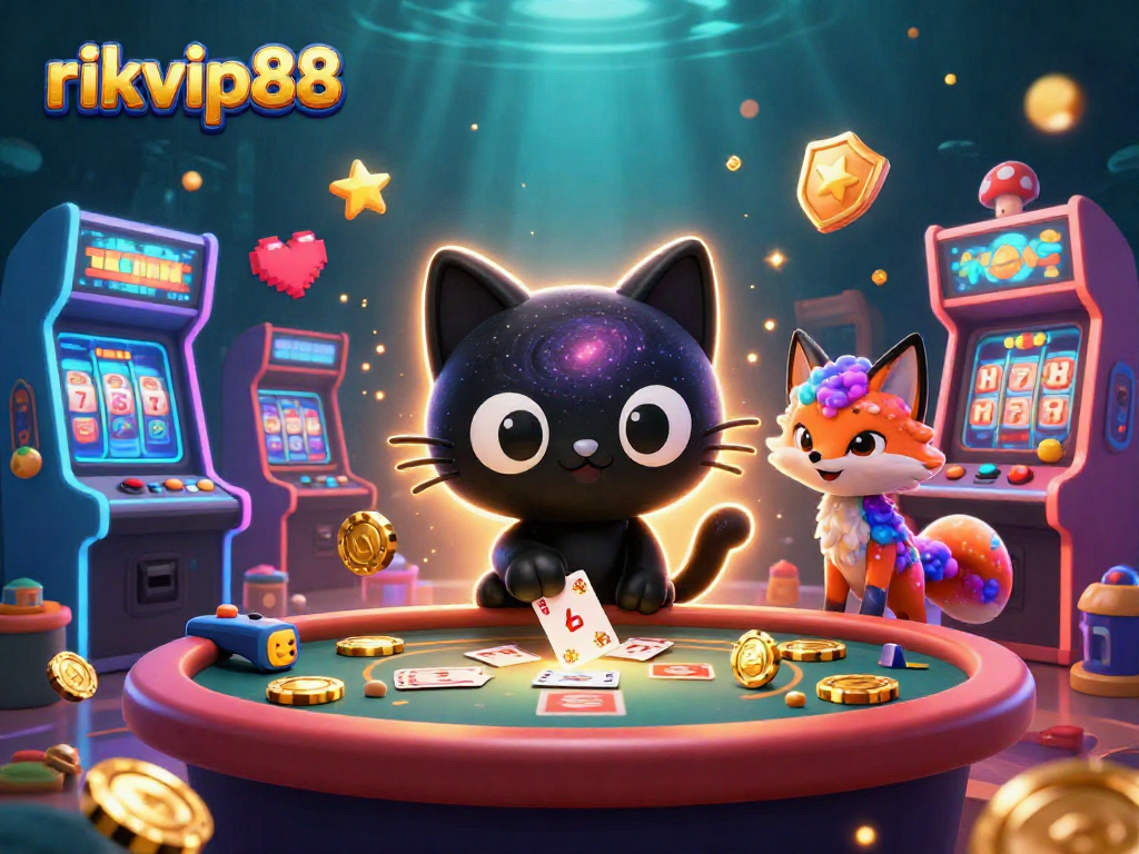 Engage with thrilling casino action at rikvip88 featuring cosmic characters and vibrant gaming elements.