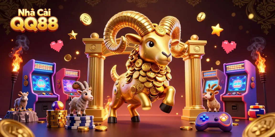 Experience thrilling action at Nhà Cái QQ88 with vibrant 3D casino characters and gaming elements.