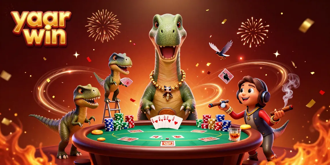 Engage in epic poker action with yaar win's colorful characters and vibrant casino scene.