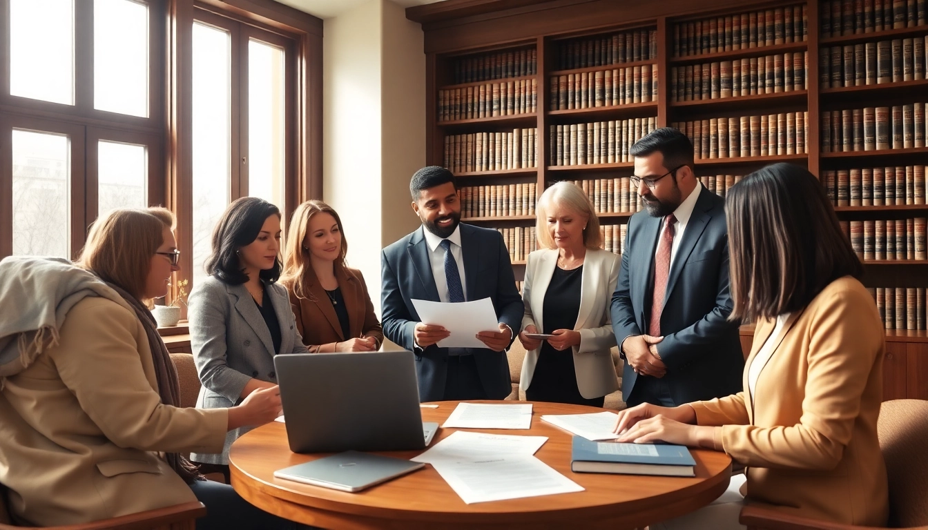 Discussing Testamentary Trusts with legal professionals in a welcoming office environment.