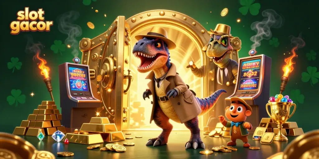 Experience intense action at slot gacor with vibrant 3D characters and exciting gaming elements.