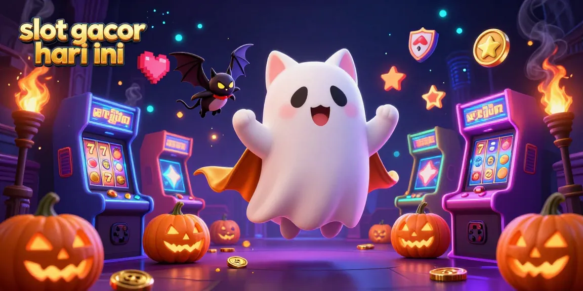 Menangkan slot gacor hari ini dengan hantu kucing dan vampir di kasino penuh warna.