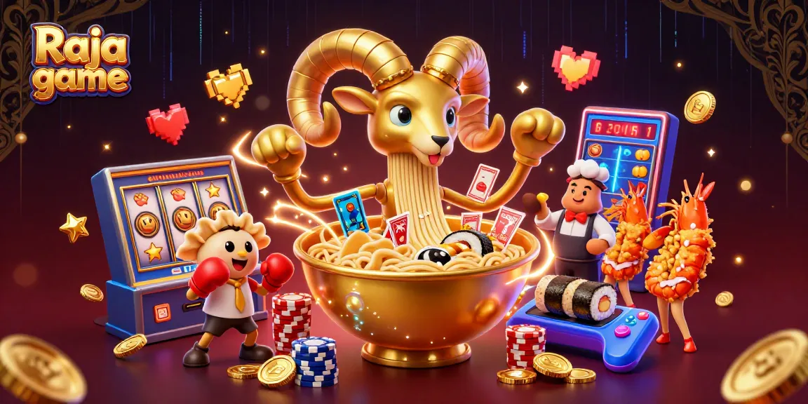 Engage in thrilling gameplay with the vibrant Raja game featuring dynamic casino elements and animated characters.