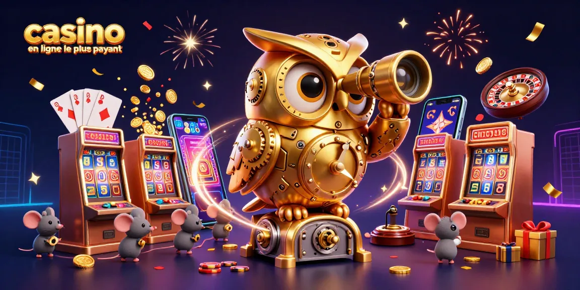 Découvrez le casino en ligne le plus payant avec une scène dynamique de machines à sous et des personnages captivants.
