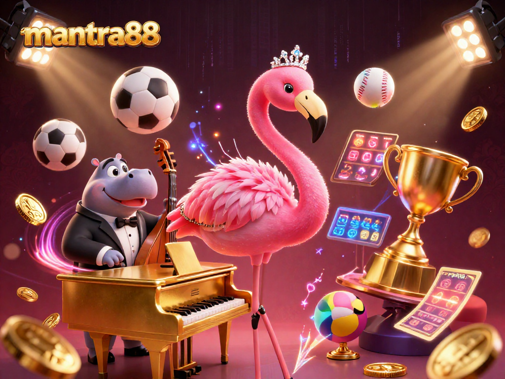 Feel the excitement at mantra88 as flamingo singers entertain with dynamic sports betting action.
