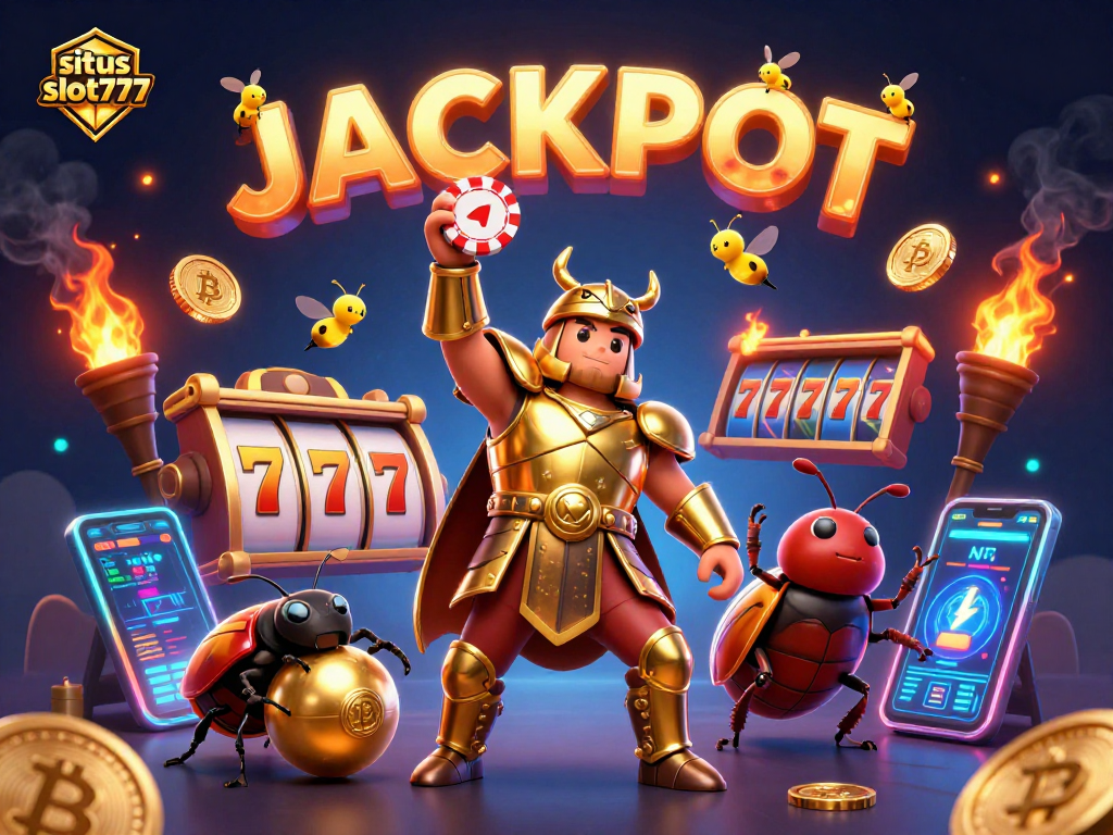 Experience excitement at situs slot777 with thrilling slot reels and a high-energy jackpot celebration.