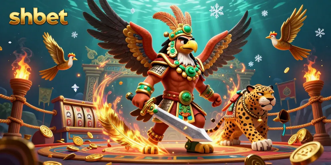 Experience thrilling shbet action in a vibrant casino arena with dynamic characters and game elements.