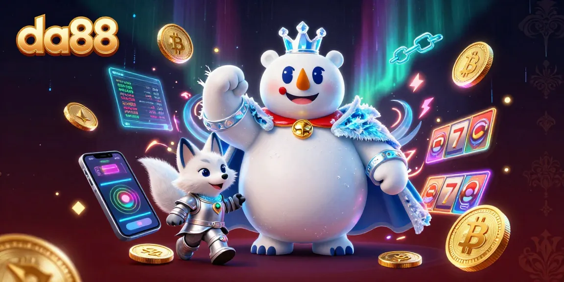 Experience winning strategies at da88 with an enchanting 3D casino-themed illustration.