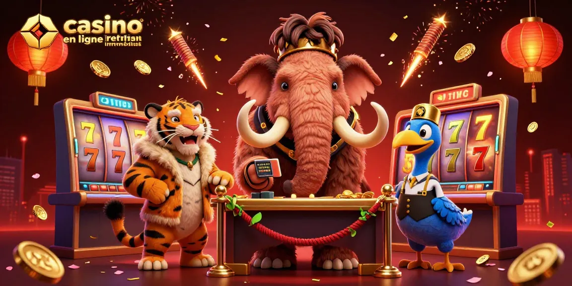 Vivez l'expérience de casino en ligne retrait immédiat avec des personnages animés et des éléments de jeu captivants.