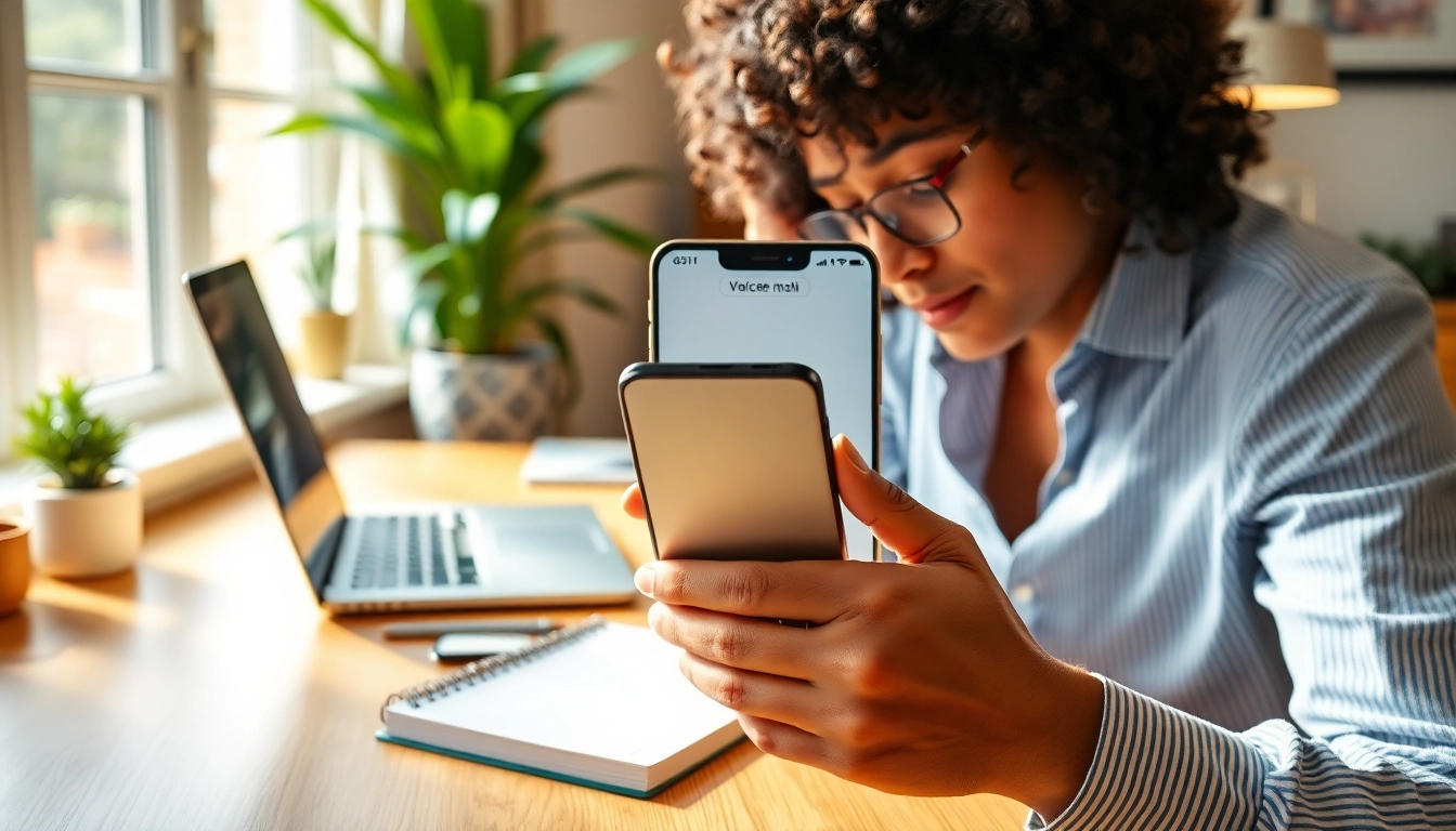 Learn how to turn off voice mail on o2 with clear instructions in a serene home office setup.