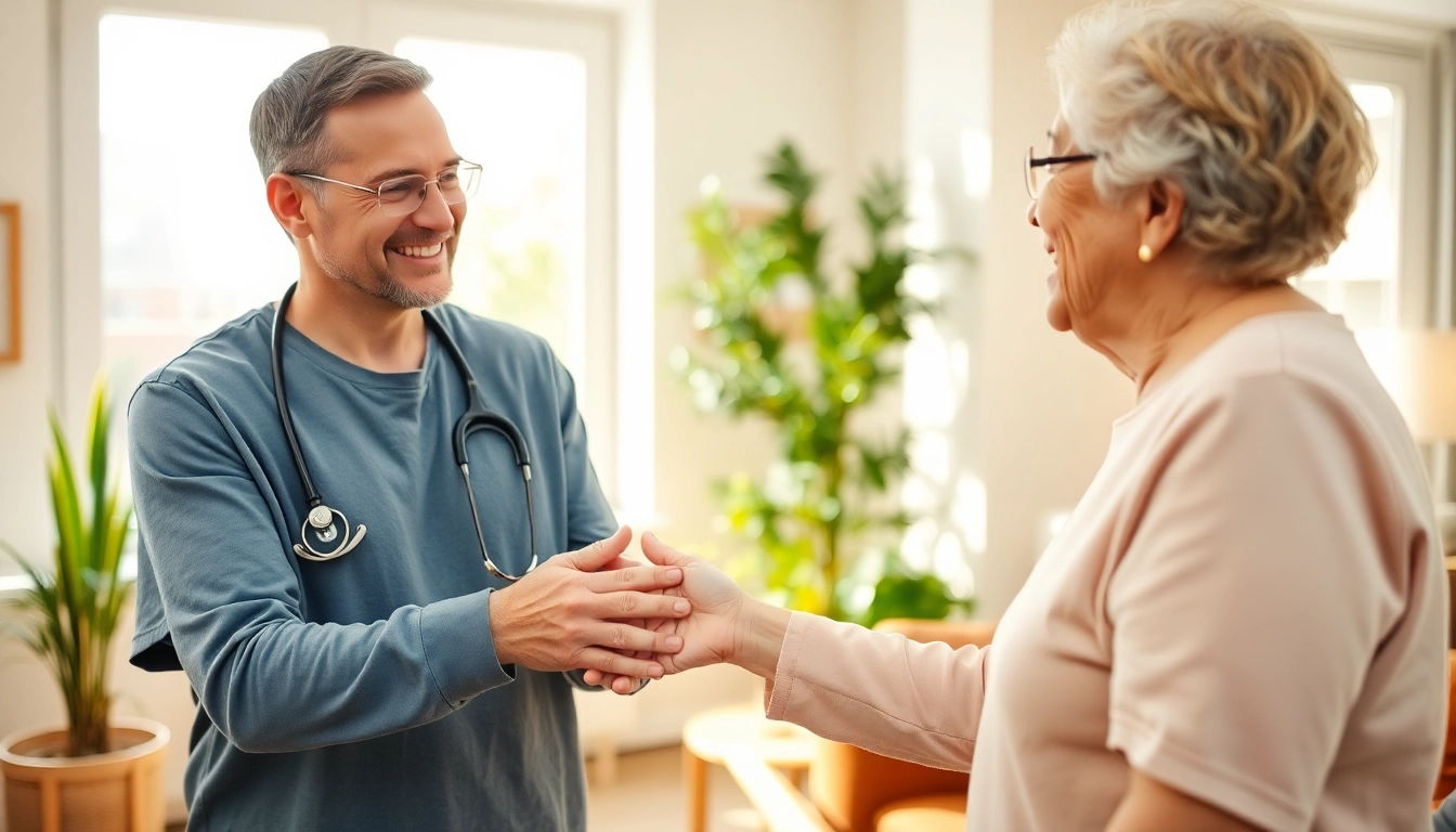Engaging short term home care austin services showcasing compassionate support for the elderly.