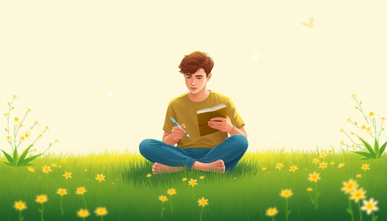 Find my true calling through reflection in a tranquil garden, journaling inspiration.