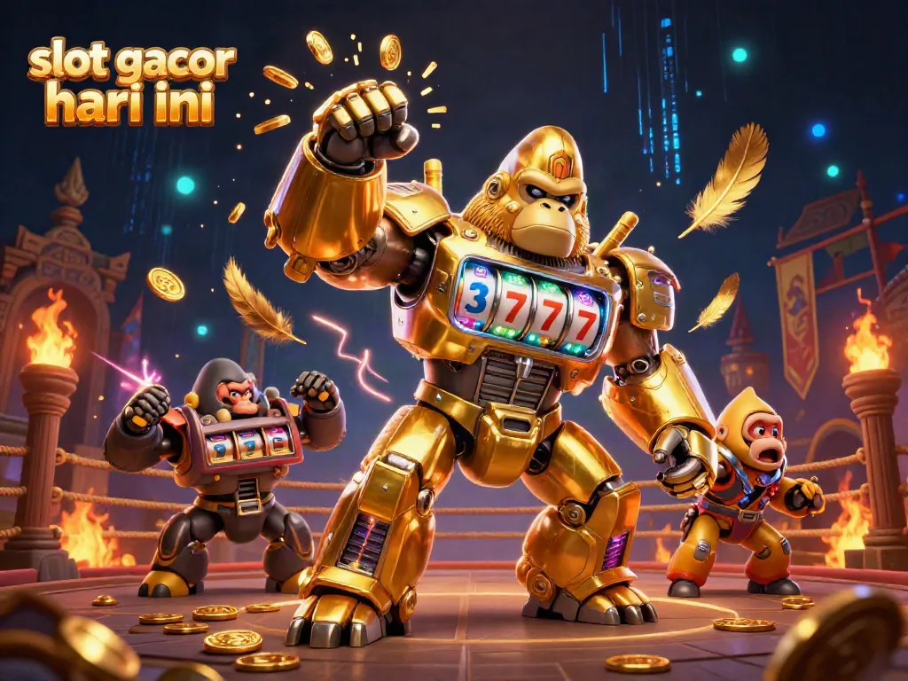 Experience slot gacor hari ini with a dynamic gorilla mech and explosive wins.