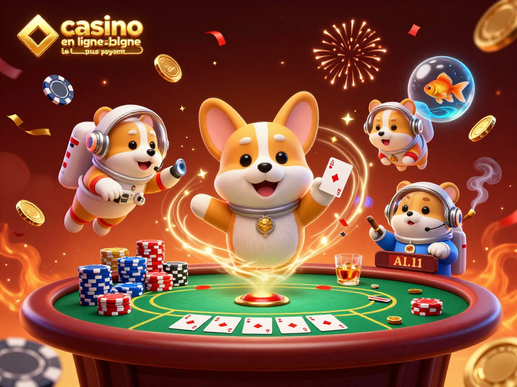 Gagnez des jetons dans le casino en ligne le plus payant avec une scène festive et immersive.