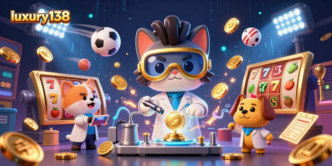 luxury138 memainkan peluang menang besar di mesin slot dengan efek berkilau dan bintang emas yang berkeliaran