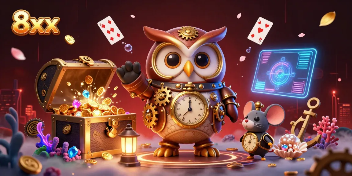 Engage with exciting gaming experiences at 8xx, exploring vibrant casino elements in a dynamic setting.