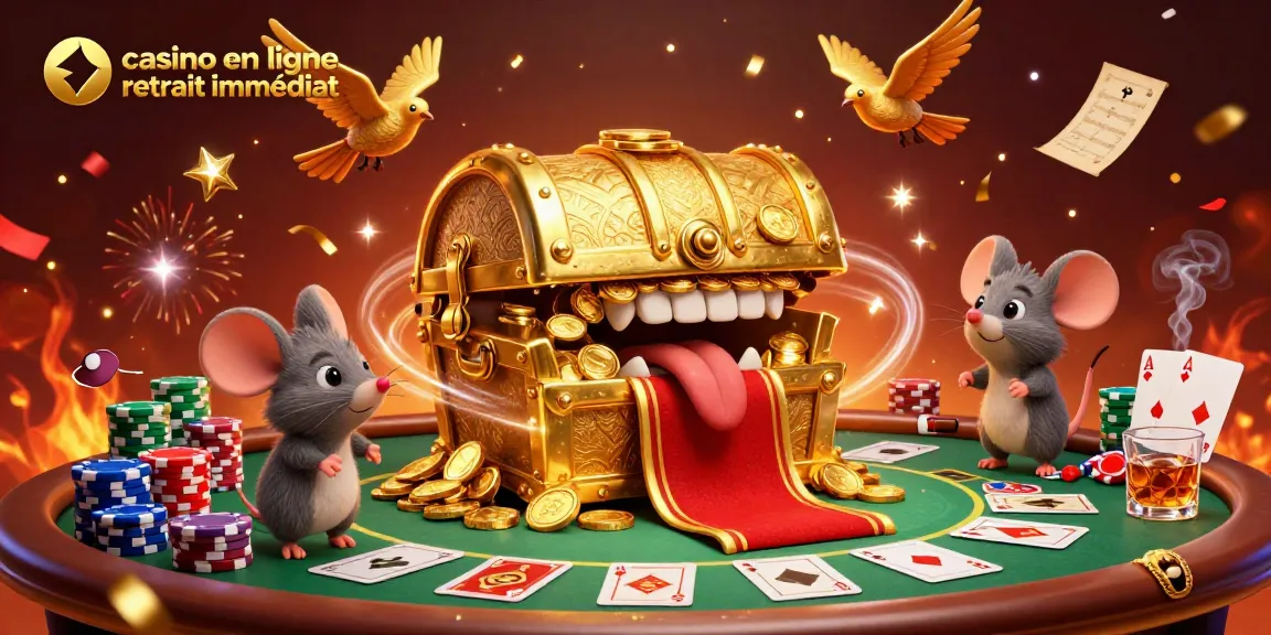 Gagnez avec le casino en ligne retrait immédiat en découvrant des trésors et des jackpots