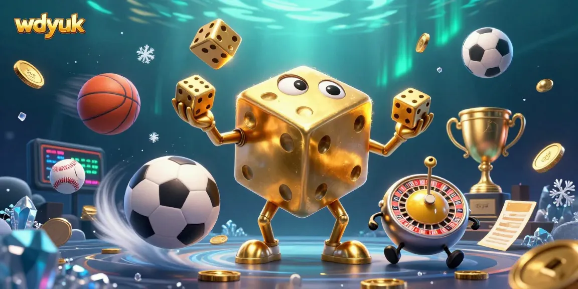 Experience the excitement of wdyuk with dynamic sports betting elements illustrated in a vibrant scene.