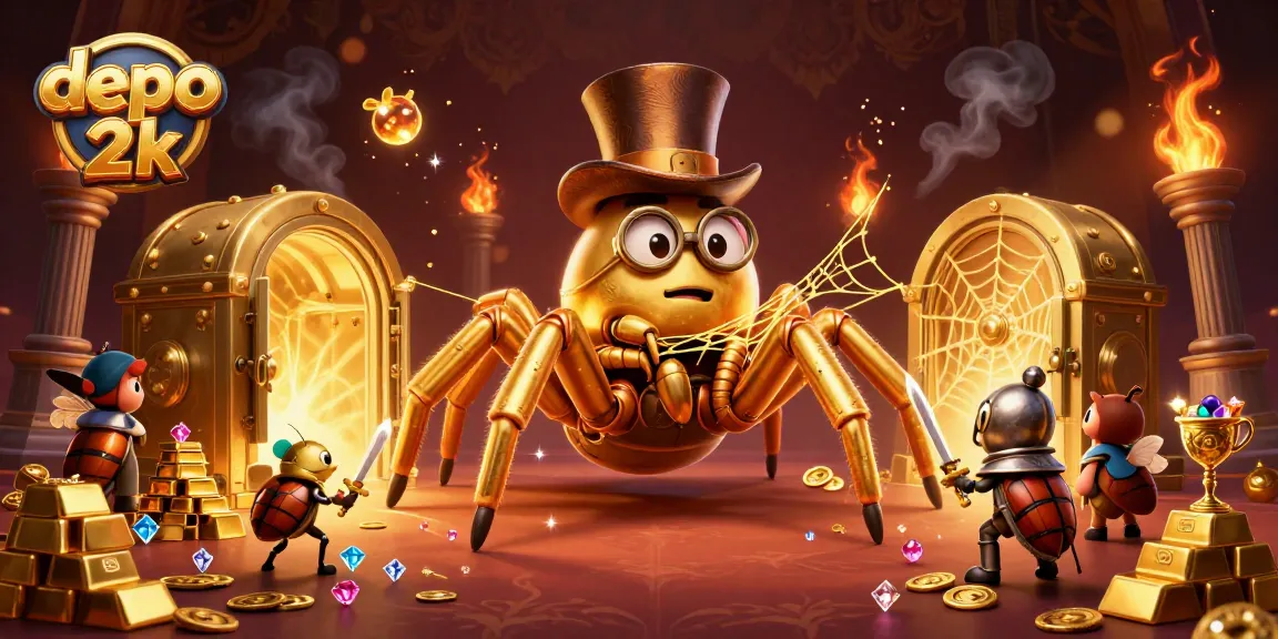 Memenangkan permainan dengan depo 2k di kasino online, tarantula emas dan kesatria kecil beraksi!