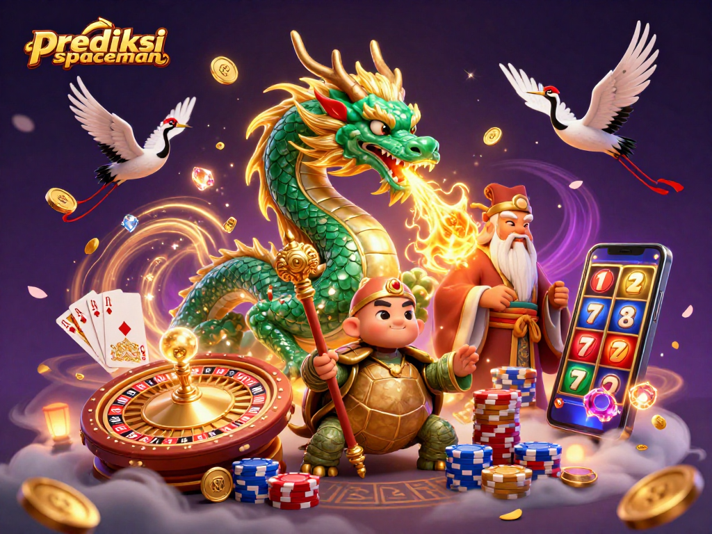 Experience the excitement of prediksi spaceman with dynamic slot game elements and mythical creatures.