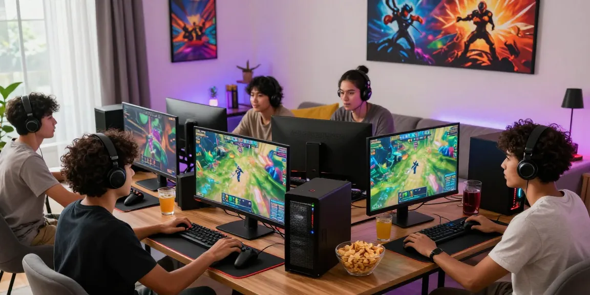 Players enjoying an engaging gaming session with rajagacor88 interface highlighted on screens.